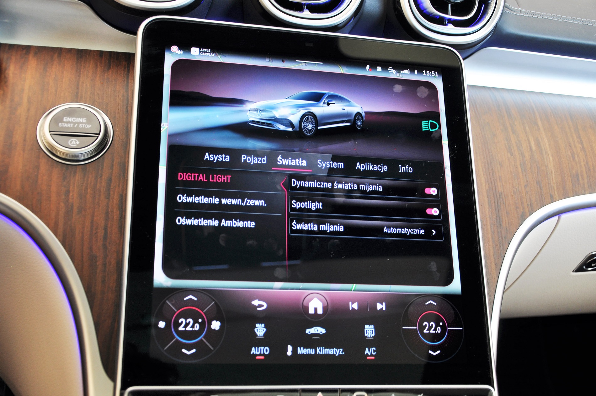 MERCEDES CLE COUPE 200 AMG mHEV 204 KM+23KM - obrazek 32