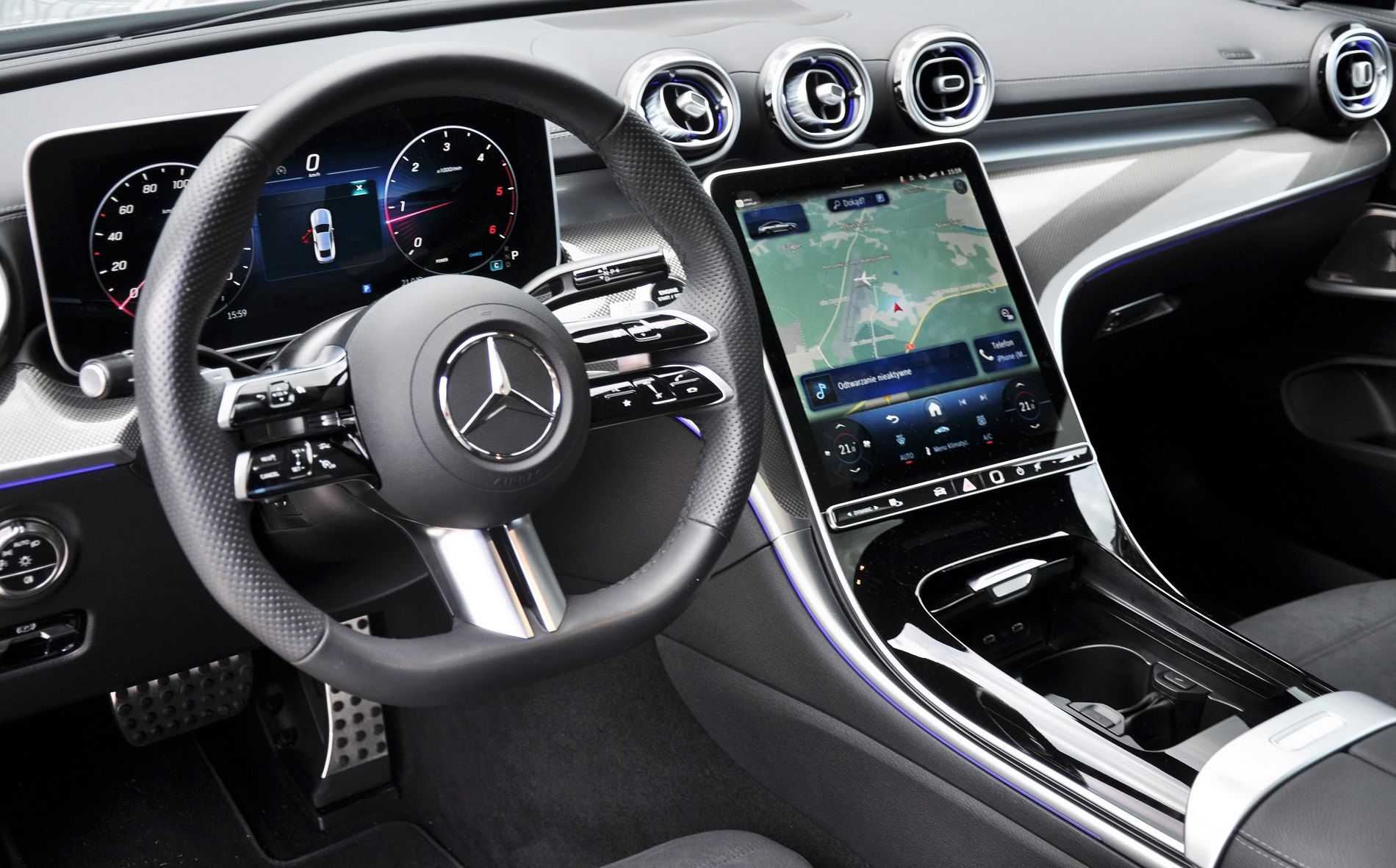MERCEDES CLE COUPE 220D AMG mHEV 197 KM+23KM - obrazek 12